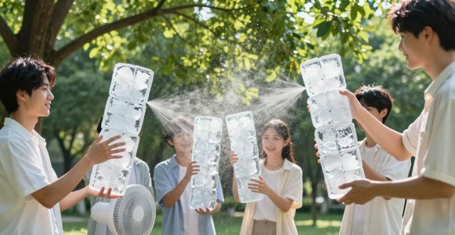 大冰块降温方法_乌鲁木齐夏季防暑降温大冰块_大冰块户外活动使用时长